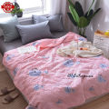 Comforter Summer Quilt Washable Lunch Quilt Soft Air Conditioner Blanket(Pattern May Vary). 