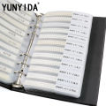 New 0201 0402 0603 0805 1206 SMD Resistor Sample Book 1% Tolerance 170values Assortment Kit Resistor Kit 0R~10M. 