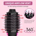 4-In-1 Volumizer One Step Hair Dryer & Straightening Hot Air Brush – Hair Drying, Smoothing, Straightening & Volume Styling Tool for Curly, Wavy & All Hair Types. 