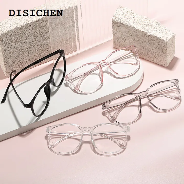 DISICHEN%20Profesional%20Transparent%20Large%20Frame%20Computer%20Glasses%20Women%20Round%20Anti%20Blue%20Light%20Optical%20Spectacle%20Flat%20Lens%20Eye%20Protection%20Plain%20Glasses%20-%20Image%202
