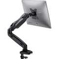 Gas Spring Single Arm Desk Monitor Stand With Vesa Mount For 17 To 27 Inch Screen. 