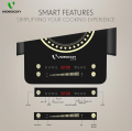 Videocon Life 2200 Watts Infrared Cooktop with Grill | Auto-Switch Off | 8 Preset Modes | Feather Touch Panel | Overheat Protection | Radiant Heating Technology  VD-INF2200X|1-Year Warranty. 