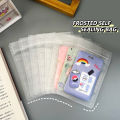 Frosted Transparent Ziplock Bag Thickened Small Stationery Small Item Packaging Plastic Storage Bag Sealed Mouth Bag Wholesale Huiye. 