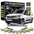 BMTxms LED Interior Light Bulb Accessories For Peugeot Partner MK1 MK2 MK3 1996-2017 2018 2019 2020 2021 2022 Car Indoor Lamp. 