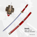 One Piece Anime Wanted Zoro Sandai Kitetsu 104 cm Long Wooden Blade. 