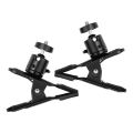 Multifunctional Photography Metal Clamp with Rotatable Ball Head for Cameras Tripods. 