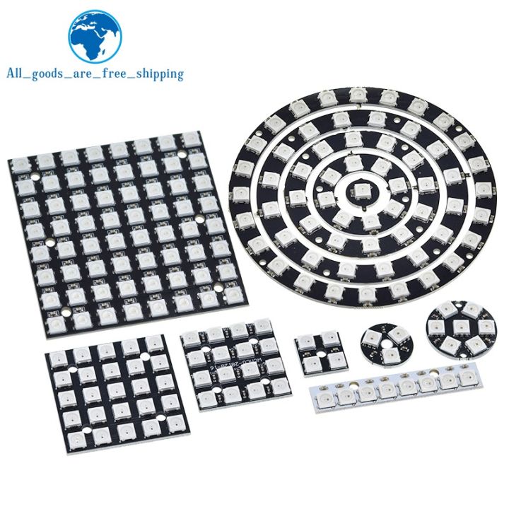TZT%20WS2812%20WS2812B%20WS%202811%205050%20RGB%20LED%20Lamp%20Panel%20Module%205V%201Bit%204Bit%208Bit%2012Bit%2016Bit%2024Bit%20Rainbow%20LED%20Precise%20-%20Image%204