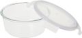 LocknLock Borosilicate Oven Microwave Freezer Safe Glass Container 130ml. 