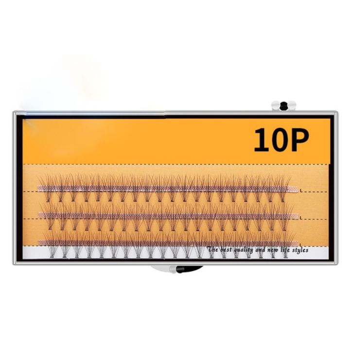 Eye Makeup Tool Russian Volume Individual Lashes Natural Soft C Curl Eyelashes Mink 10D Clusters Lashes Eye Extension