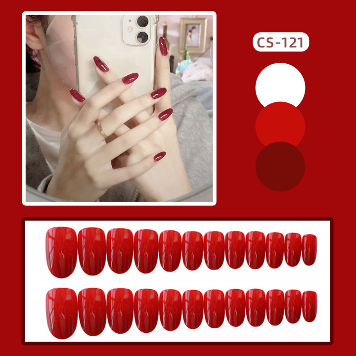 MAANGE%2024Pcs%20Red%20Glossy%20Almond%20Press%20On%20Nails%20With%20Glue%20File%20CS121%20-%20Image%202