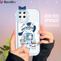 Jizetin for Realme C15 Back Cover Cartoon Pochacco Square Camera Soft Rubber Phone Case. 