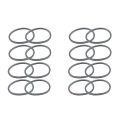 FORIDE 16Pack Gray Gaskets Replacement Part for 600W 900W Blenders Blenders Replacement Part. 