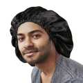 Double Layer Silk Reversible Bonnet with Adjustable Strap for Healthy Hair Care, Unisex Hair Accessory. 