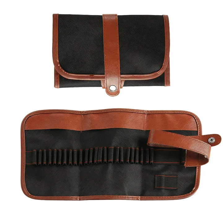 New%2025%20Holes%20Nail%20Art%20Tool%20Storage%20Foldable%20Large%20Capacity%20Light%20Therapy%20Pen%20Storage%20Leather%20Canvas%20Nail%20Art%20Pen%20Storage%20Box%20-%20Image%209