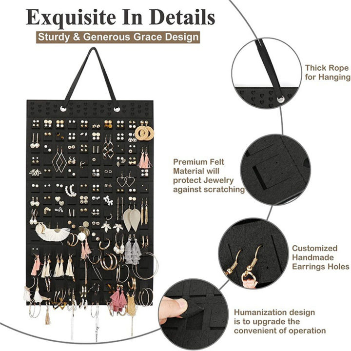 Earrings%20Organizer%20Wall%20Earring%20Holder%20Soft%20Felt%20Hanger%20Jewelry%20Display%20Hanging%20-%20Image%204