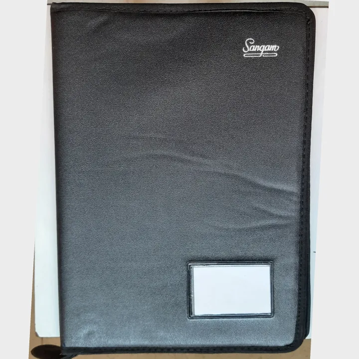 Sangam%20Delux%20Rexin%20Document%20File%20Folder%20With%20Zipper%20(24%20Pockets/%20Can%20Hold%2048%20Docks)%20-%20Image%204