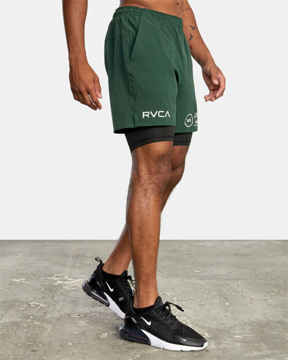 Running%20Fit%20Fast%20Dry%20Fitness%20Jogging%20Exercise%20Training%20Gym%20Shorts%20Men's%20Woven%20New%2021%20Double%20Layer%20Sports%20Gym%20Shorts%20-%20Image%203