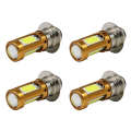 4X H6M PX15D P15D LED Headlights Hi-Lo Beam Bulb for Motorbike Moped Light Lamp White 1500Lm 12-30V. 