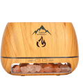 Himalayan Pink Salt Flame Diffuser | 240ml Ultrasonic Cool Mist Simulation 3D Fire Flame Effect | Humidifiers Aroma Diffusers | Sherpa Botanicals. 