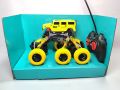 Remote Control Offroad 6 Wheel Metal Body Roof Vehicle With 6 X Suspension. 
