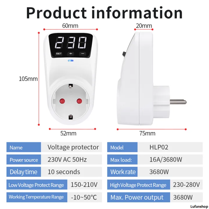 LufanshopHigh%20Quality%20New%20Adjustable%20Voltage%20Protector%20Socket%20AC%20230V%2016A%20Automatic%20Power%20Surge%20Protector%20EU%20Plug%20Socket%20Under%20Overvoltage%20Protection%20-%20Image%205