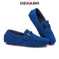 DEKABR Trendy Men Casual Shoes Big Size 38-47 Brand Autumn Winter Plush Driving Loafers Breathable Wholesale Man Soft Footwear Shoes For Men. 