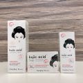 Guanjing Beauty Kojic Acid Skin Care Set 3pc - Soap, Sunscreen & Serum. 