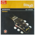 Stagg AC-1048-BR Bronze Acoustic Guitar Strings, Extra Light. 
