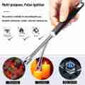 USB Rechargeable Lighter, Rechargeable Electric Gas Lighter Plasma Flameless Windproof USB Lighter 360° Flexible Neck Arc to Light Puja Lamps, Gas Stove, Candles. 