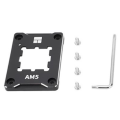 For AMD- RED AM5 CPU Mounting Frames Multi-Functional Convenient Practical Portable Cooling Chassis, Black Easy Install Easy to Use. 