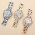 Luxury Rhinestone Ladies Watch Gypsophila Quartz Watches Alloy Strap Crystal Watch Digtal Clock Wrist Watches. 