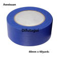 Difutagui Blue Painters Tape, 1/2 inch,3/4 inch,1 inch,2 inch, 60yds, Multi Size Painting Masking Tape, Clean Release Paper Tape for Home. 