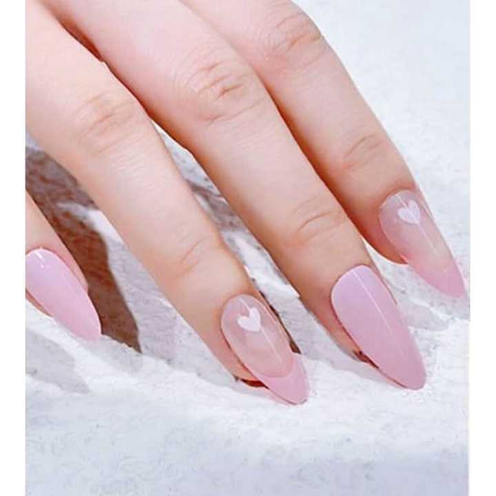 24 Pieces Sweet 3D Press On Nails - Fancy Fake Nail With Manicure Kits (Re-Useable Artificial Nails For Daily Wear) - Best Gift Forever