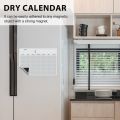 A3 Magnetic Whiteboard Dry Erase Calendar Set for Fridge 17X12 inch. 