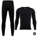 Black Sports Inner Compression Set For Men. 