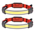 FORIDE 2Pcs Light Lamp,USB Rechargeable LED Torch,Adjustable COB Light Lamp for Fishing Running Camping. 