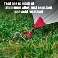 ARELENE 10PCS Tent Stakes Pegs with Hooks, Camping Tent Stakes for Outdoor Travel,Ground Stakes for Outdoor Camping. 