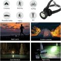 Headlamp Camera, Adjustable 1080P Head Mounted Camera Rechargeable for Outdoor (Black). 