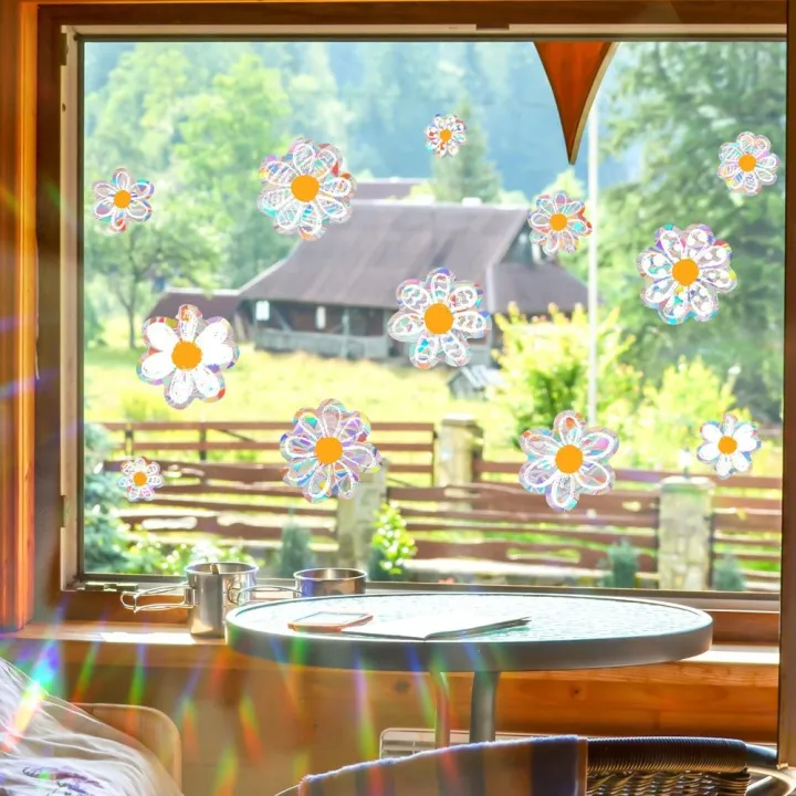 6/12%20PCS%20Window%20Clings%20Double-Sided%20Window%20Stickers%20Daisy%20Pattern%20Shiny%20Glass%20Decals%20Static%20Cling%20Vinyl%20Anti%20Collision%20Sun%20Catchers%20Mirror%20Decoration%20-%20Image%205