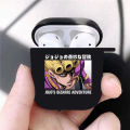 JoJo's Bizarre Adventure JoJo Anime Soft silicone TPU Case For AirPods Pro 1 2 3 4 Black Wireless Bluetooth Earphone Box Cover. 