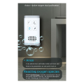 3X Mini Air Purifier Generator Purification Home Bathroom Toilet Deodorizer Pet Deodorizer Air Ionizer US Plug. 