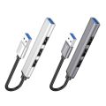 Hoco (HB26) 4 In 1 Adapter(USB to USB3.0+USB2.0*3). 
