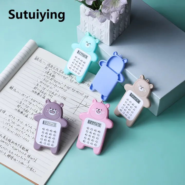 Sutuiying%201/2/3PCS%20Mini%20Cartoon%20Calculator%20Pocket%20Size%208%20Digits%20Display%20Portable%20Kawaii%20Small%20Button%20Calculate%20Students%20School%20Calculating%20-%20Image%204