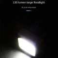 Mountain Bike Headlight Night Riding Front Light USB Rechargeable Ultra Bright Flashlight Tail Warning Red-White Light. 