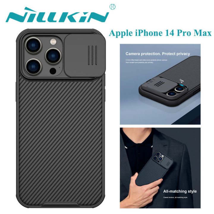 For Apple iPhone 14 Pro Max 5G Case Camshield Slide Camera Protection Back Cover iphone14pm Casing