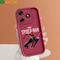 UCUC for Tecno Spark 10 10C Back Cover Cool Spider Man Soft Silicone Square Ladder Phone Case. 