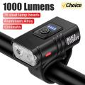 New style T6 LED Bike Front Light Bicycle Headlight Rechargeable Bright MTB Road Bike Head Lamp LED Cycling Flashlight for Night Riding. 