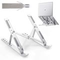 Laptop Stand Creative Folding Storage Bracket for 10-17 inch Tablets Notebook Laptop Premium Quality Aluminum Alloy with free stand bag. 