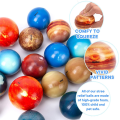 10PCS Mini Solar System Stress Balls Planets Squeeze Balls Space Early Learning Stress Relief Fidget Toy. 