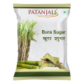 Patanjali Bura Sugar 1kg + Patanjali Madhuram Sugar (Jaggery Powder) 1kg Combo. 